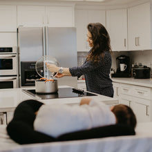 Cargar imagen en el visor de la galería, * HIGHEST QUALITY FOR SENSITIVE SKIN. Ethically handmade in the USA 100% Cotton & Filled with Premium polyester virgin for a fully machine washable lounger. UNIQUELY MADE TO FIT BABIES 0-3 MONTHS or until your baby can roll on his own.